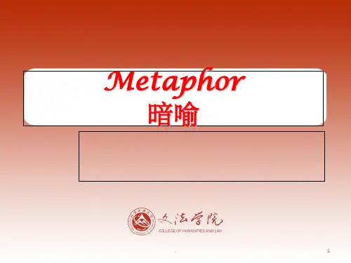 《Metaphor隐喻》PPT课件