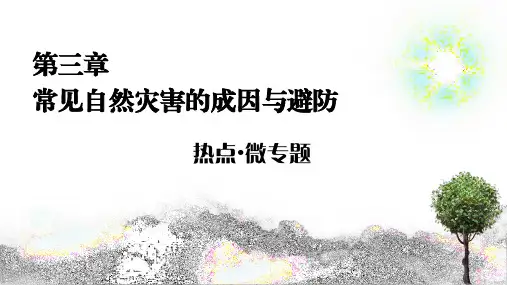 中图版高中地理必修第1册 第三章 常见自然灾害的成因与避防 热点微专题3