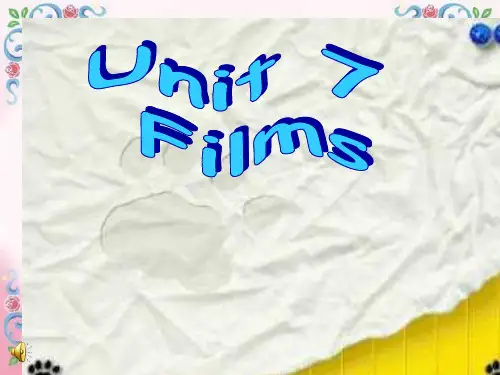译林牛津版9A Unit 7 Films reading I 公开课教学课件 (共33张PPT)