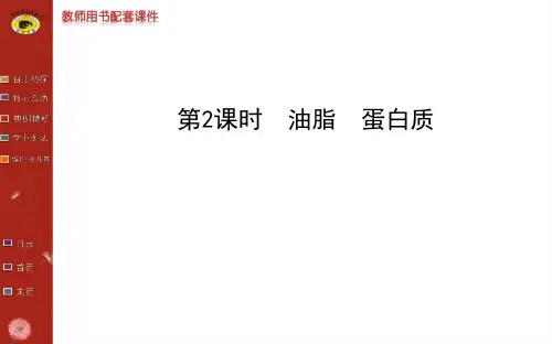 高中化学课件【油脂 蛋白质】