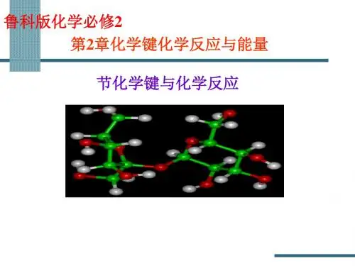 化学课件《化学键与化学反应》优秀ppt4 鲁科版