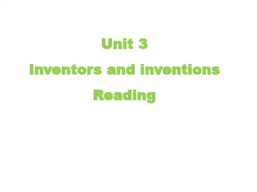 人教课标版高中英语选修8unit3reading(共21张ppt)