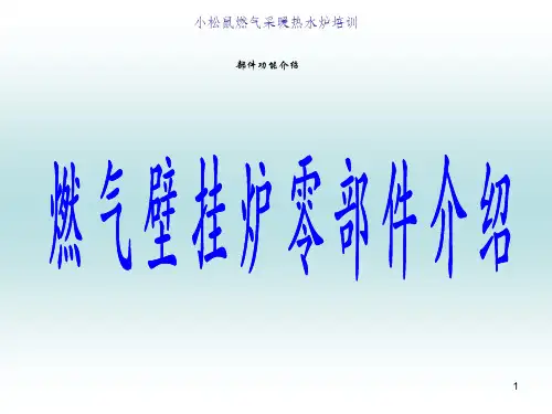 燃气壁挂炉零部件详解