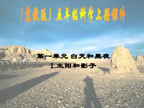 《太阳和影子》ppt课件