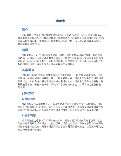 迷踪拳_精品文档