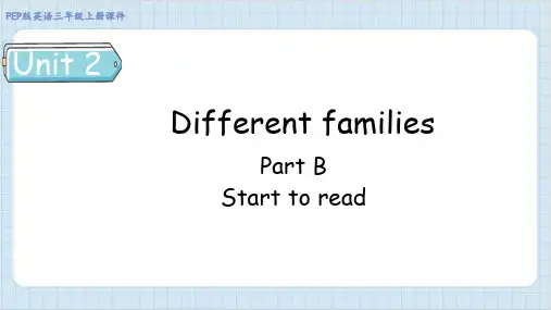 2024年人教pep版三年级上册英语Unit 2PartB(3) Start to read