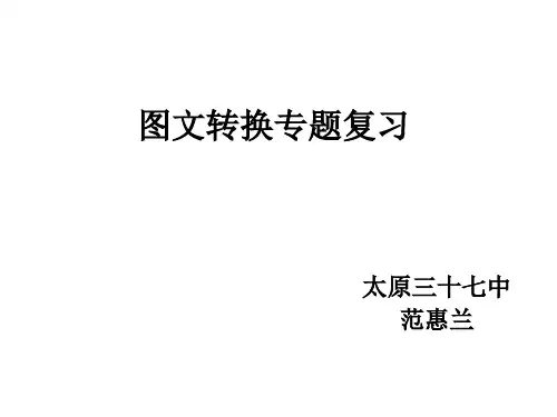 图文转换专题复习