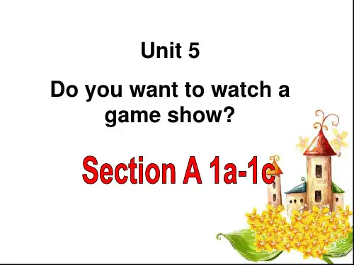 2015年八年级上册英语unit5-Do-you-want-to-watch-a-game-show-全单元课件