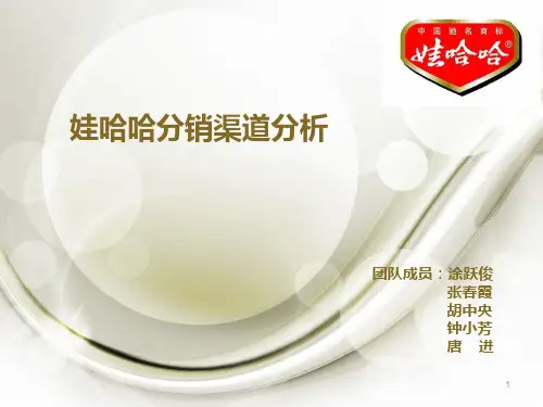 娃哈哈分销渠道分析ppt课件