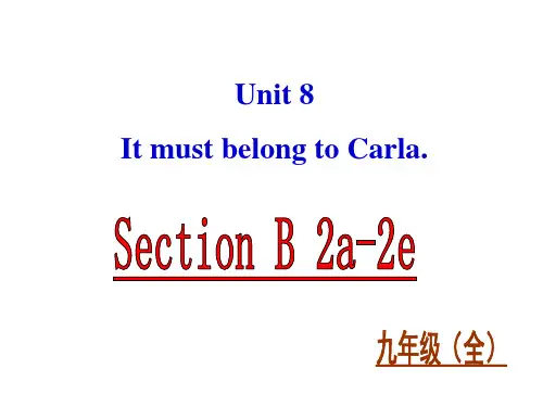 【最新】人教版九年级英语Unit8-SectionB-stonehenge 精品课件