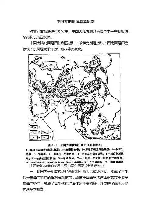 中国大地构造基本轮廓
