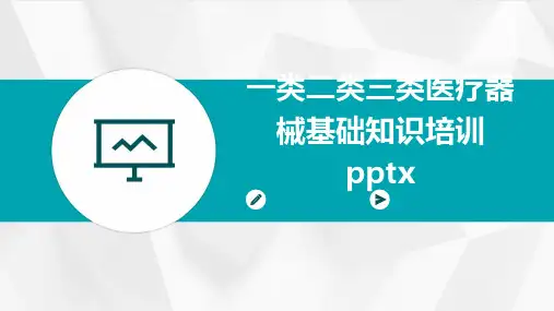 一类二类三类医疗器械基础知识培训pptx