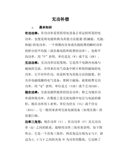 【资料】无功补偿 - 专题