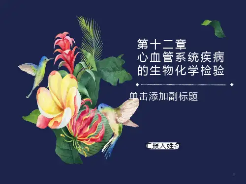 心血管系统疾病的生物化学检测