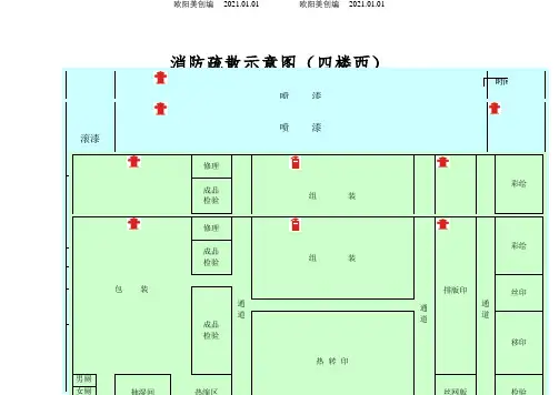 厂区消防疏散示意图之欧阳美创编