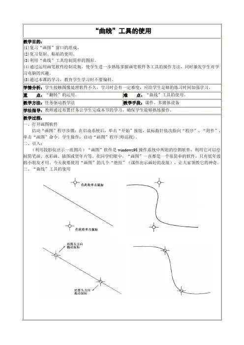曲线工具的使用