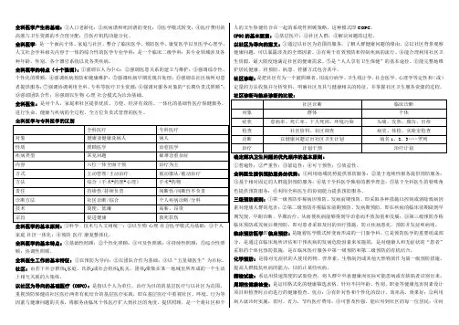 全科医学概论总结