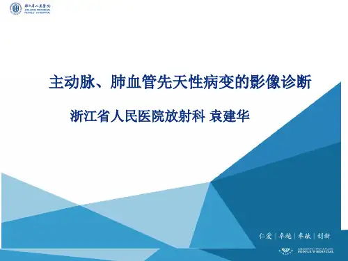 主动脉、肺血管先天性病变的影像诊断(袁建华)