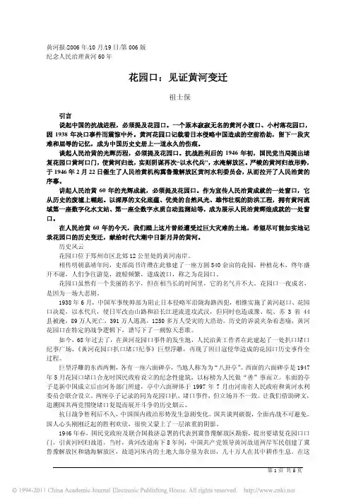 花园口_见证黄河变迁