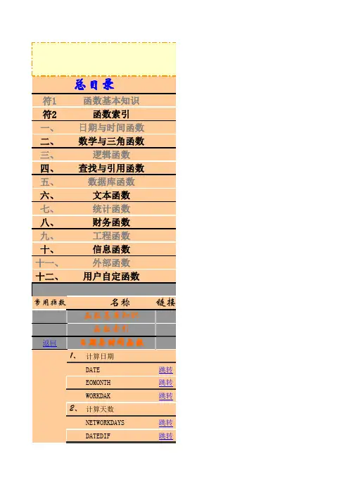 Excel2013函数公式应用大全