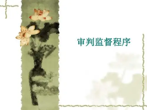 审判监督程序-PPT精选文档