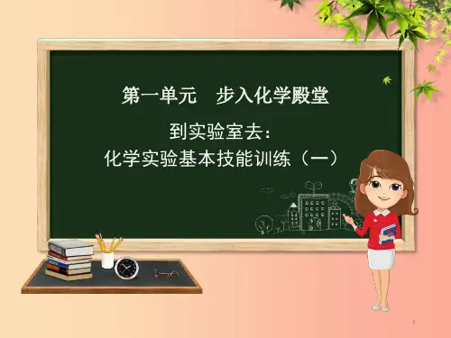 九年级化学上册 第一单元 步入化学殿堂 到实验室去 化学实验基本技能训练(一)课件 (新版)鲁教版