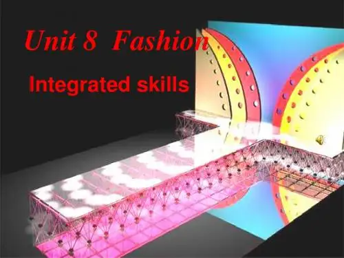 牛津译林英语七年级上册 Unit 8 Fashion Integrated skills课件