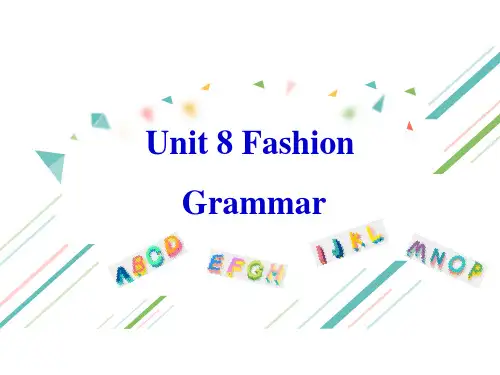 Unit8Grammar课件牛津译林版英语七年级上册