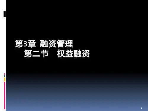 权益融资概述PPT(共 41张)