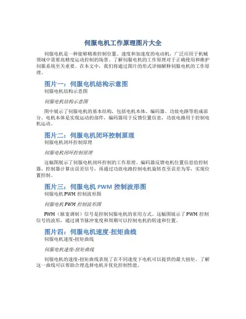 伺服电机工作原理图片大全