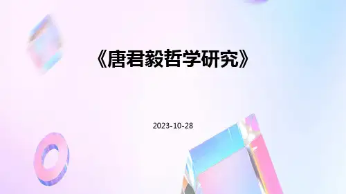 唐君毅哲学研究