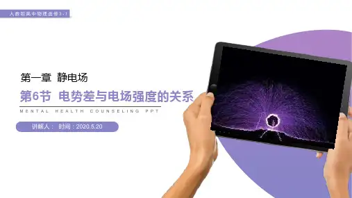 《电势差与电场强度的关系》人教版高二物理选修3-1PPT课件