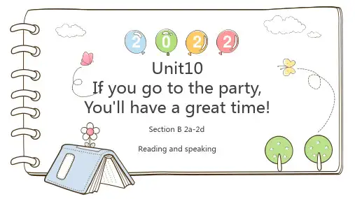 人教版英语八年级上册Unit10 SectionB(2a-2d)课件