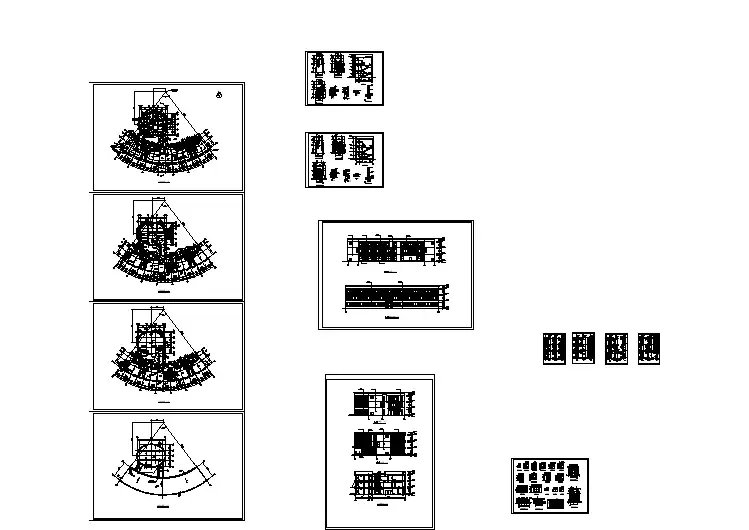 某三层小型办公楼建筑详细设计方案图