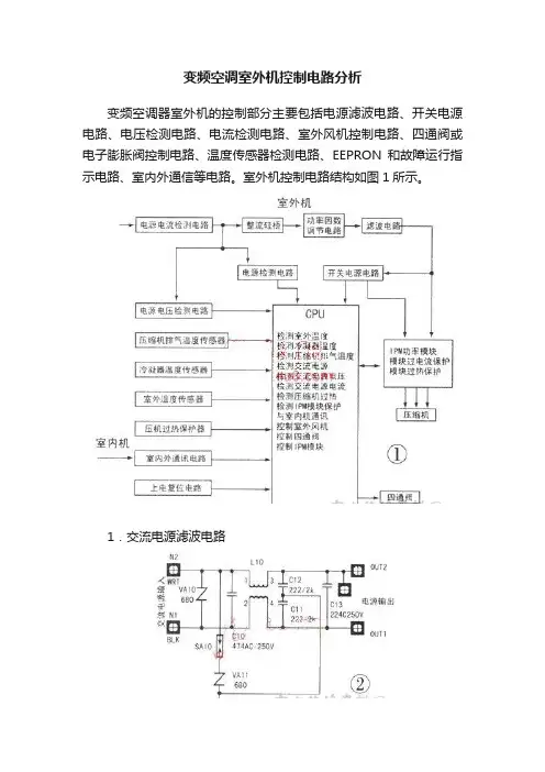 变频空调室外机控制电路分析