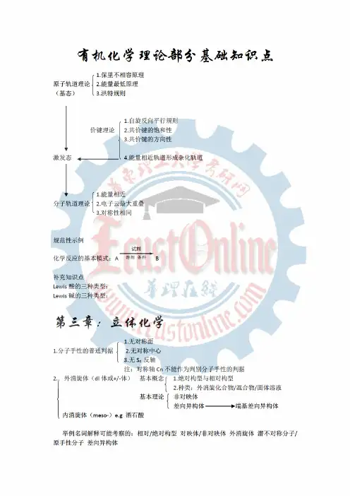有机化学 邢其毅 复习笔记