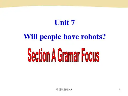 新编人教版八年级英语上册第七单元3a-3cppt课件
