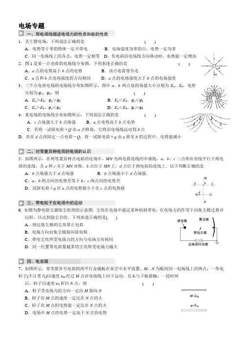 电场专题