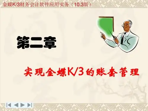实现金蝶K3的账套管理-PPT文档资料