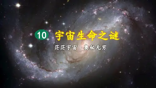 (新)部编版六年级语文上册第10课《宇宙生命之谜》精品课件
