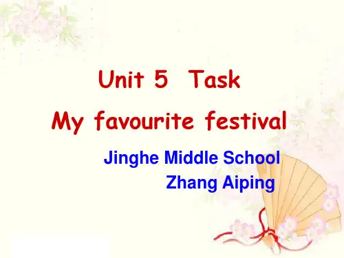 Unit 5 Let’s celebrate-Task 课件 牛津译林版英语七年级上册