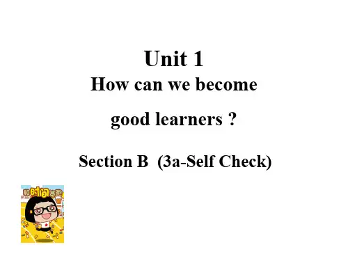 九年级英语全册 Unit 1 How can we become good learners Sec