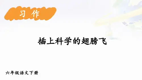 六年级下册第五单元习作：插上科学的翅膀飞课件(18张PPT).ppt