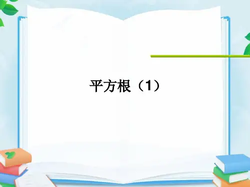 人教版七年级数学下册第六章实数全章优质教学课件