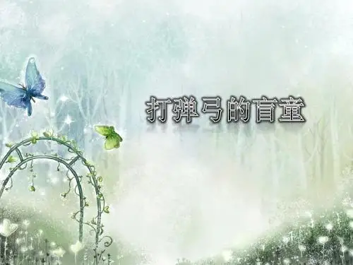 打弹弓的盲童
