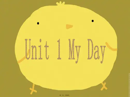 五年级英语下册Unit1《Myday》课件1人教PEP版