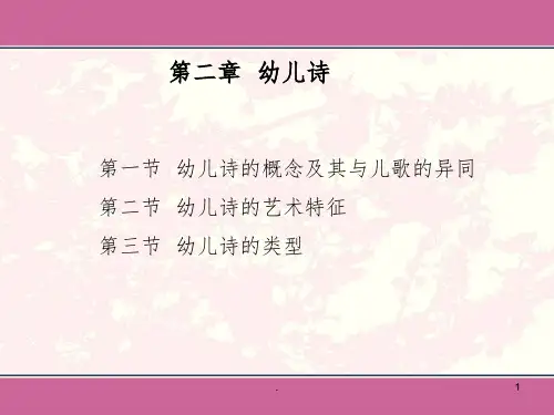 幼儿诗ppt课件