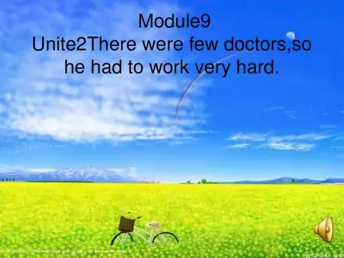 外研版英语八年级下册Module_9_unit2课件