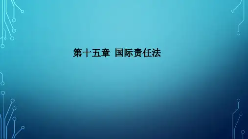第十章 国家责任法