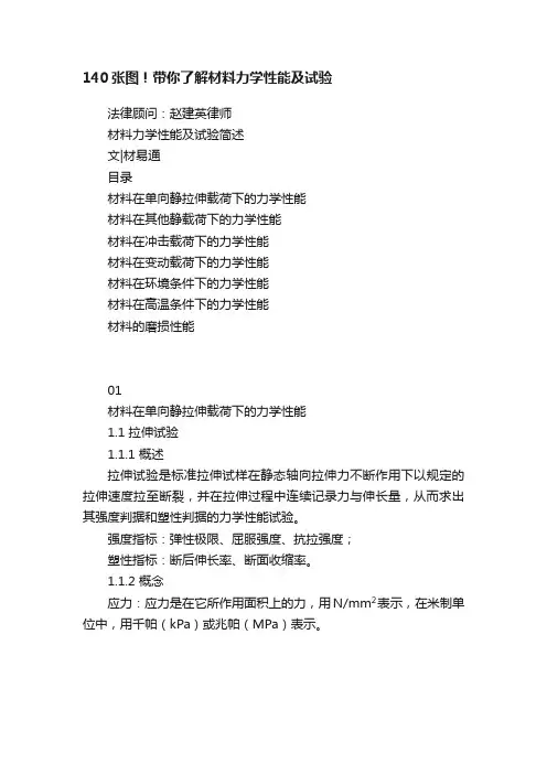 140张图！带你了解材料力学性能及试验
